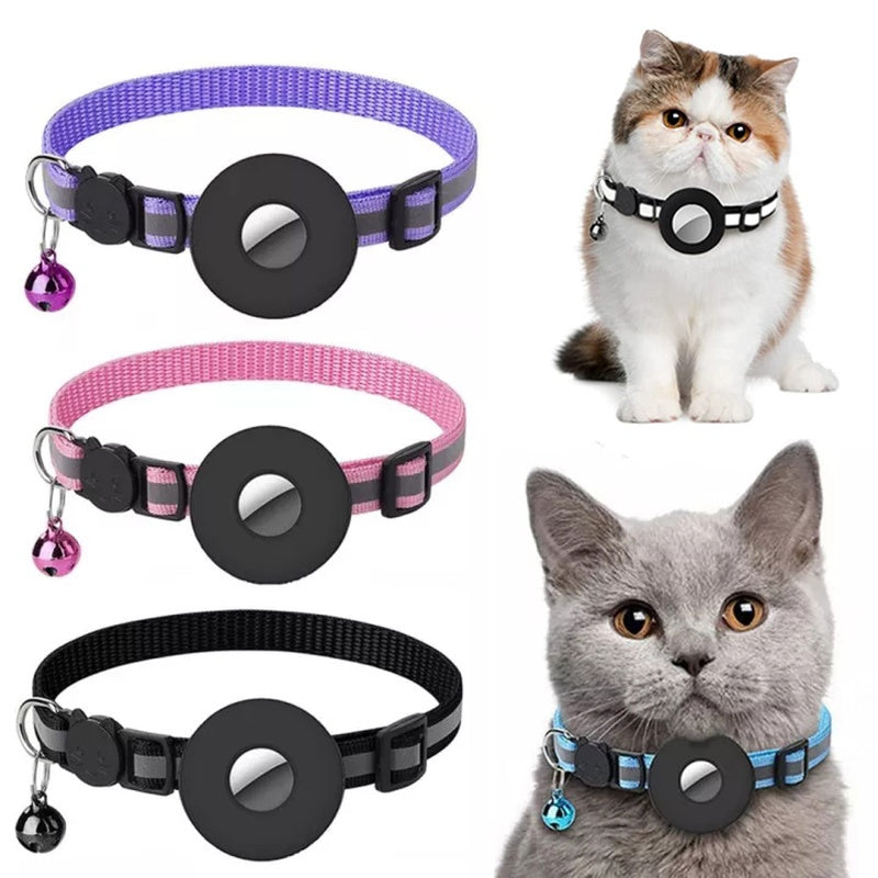 Reflective Collar Waterproof Holder Case For Airtag Protective Cover Cat Dog